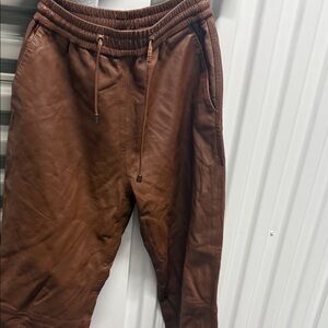 Nasty Gal Women's Brown Ankle Joggers